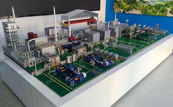 酒钢集团东铝厂-铝材生产线张家川机械模型